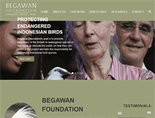 Tablet Screenshot of begawanfoundation.org